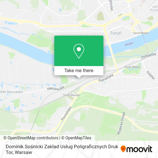 Карта Dominik Sośnicki Zakład Usług Poligraficznych Druk Tor