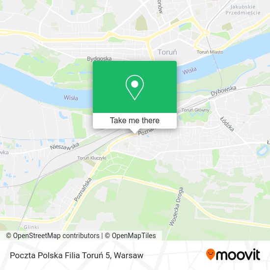 Poczta Polska Filia Toruń 5 map