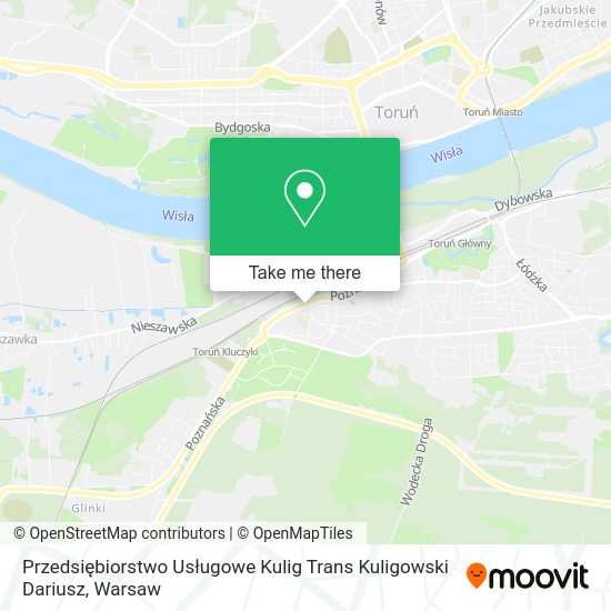 Przedsiębiorstwo Usługowe Kulig Trans Kuligowski Dariusz map