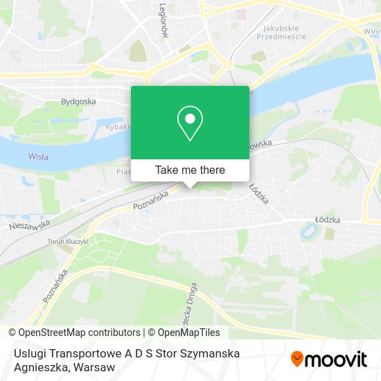 Uslugi Transportowe A D S Stor Szymanska Agnieszka map