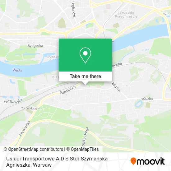 Uslugi Transportowe A D S Stor Szymanska Agnieszka map