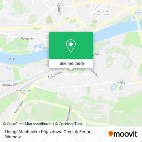 Usługi Mechanika Pojazdowa Gryciuk Zenon map