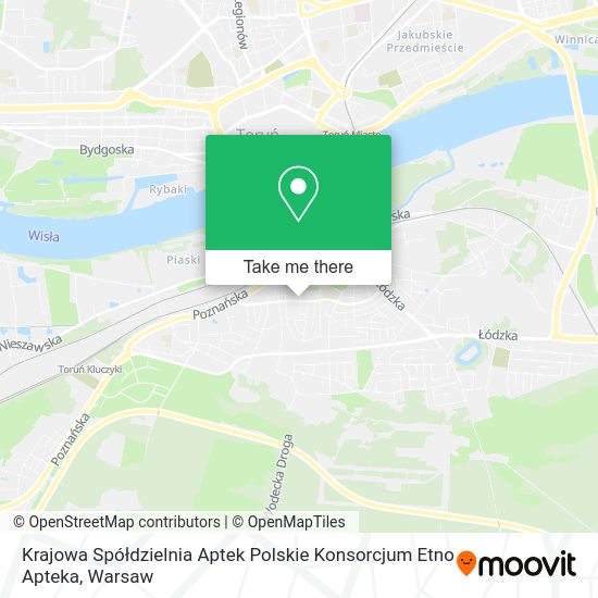 Krajowa Spółdzielnia Aptek Polskie Konsorcjum Etno Apteka map