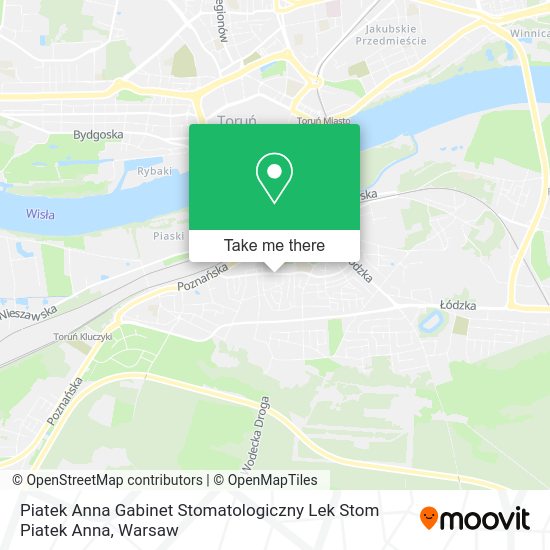 Piatek Anna Gabinet Stomatologiczny Lek Stom Piatek Anna map