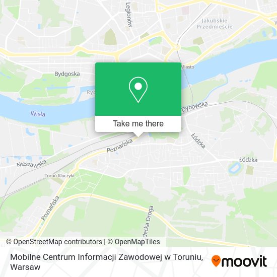 Mobilne Centrum Informacji Zawodowej w Toruniu map