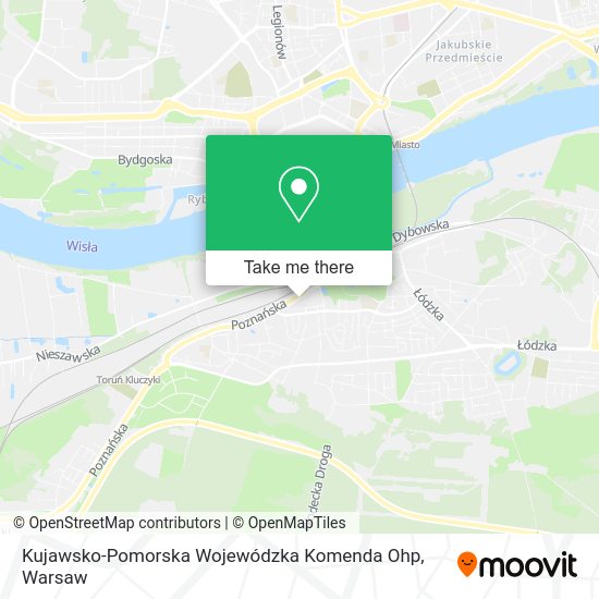 Kujawsko-Pomorska Wojewódzka Komenda Ohp map