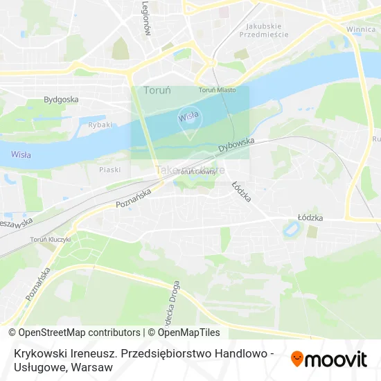 Карта Krykowski Ireneusz. Przedsiębiorstwo Handlowo - Usługowe