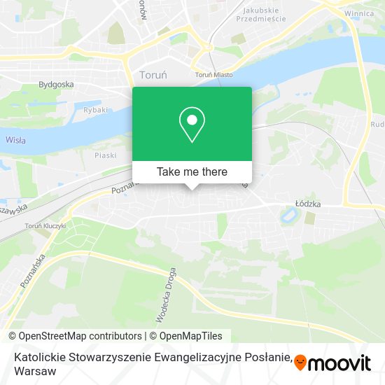 Katolickie Stowarzyszenie Ewangelizacyjne Posłanie map