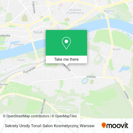 Sekrety Urody Toruń Salon Kosmetyczny map