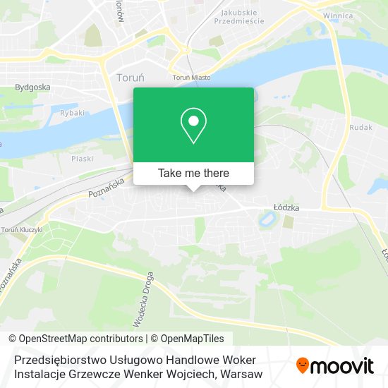 Przedsiębiorstwo Usługowo Handlowe Woker Instalacje Grzewcze Wenker Wojciech map