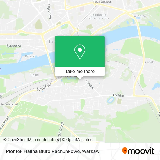 Карта Piontek Halina Biuro Rachunkowe