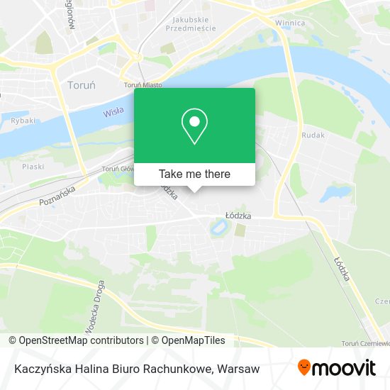 Kaczyńska Halina Biuro Rachunkowe map