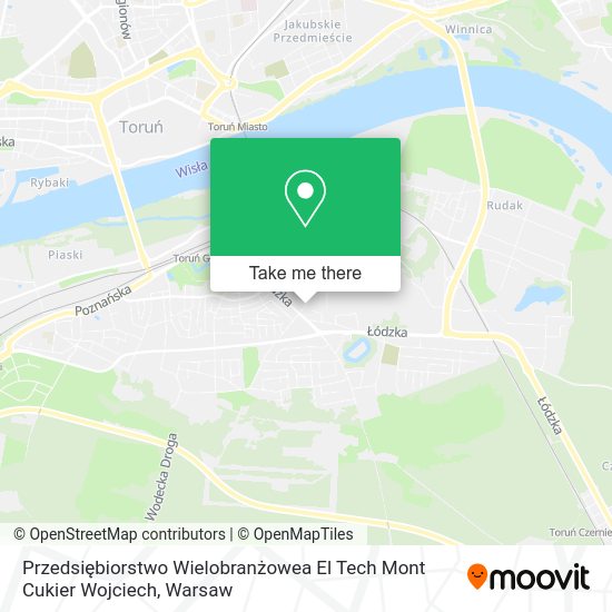 Przedsiębiorstwo Wielobranżowea El Tech Mont Cukier Wojciech map