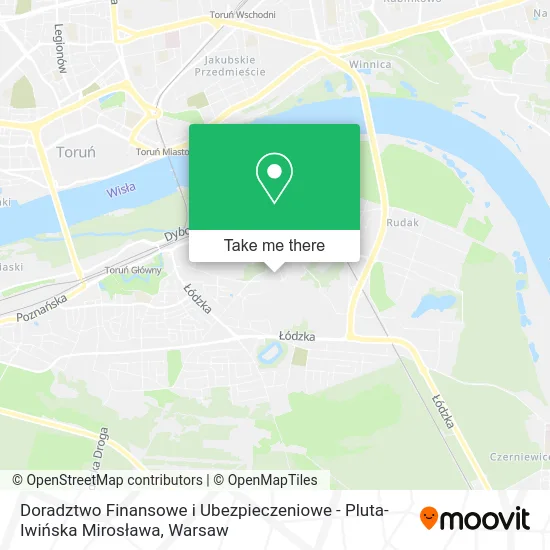 Карта Doradztwo Finansowe i Ubezpieczeniowe - Pluta-Iwińska Mirosława
