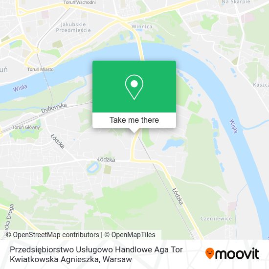 Przedsiębiorstwo Usługowo Handlowe Aga Tor Kwiatkowska Agnieszka map