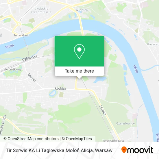 Карта Tir Serwis KA Li Taglewska Mołoń Alicja