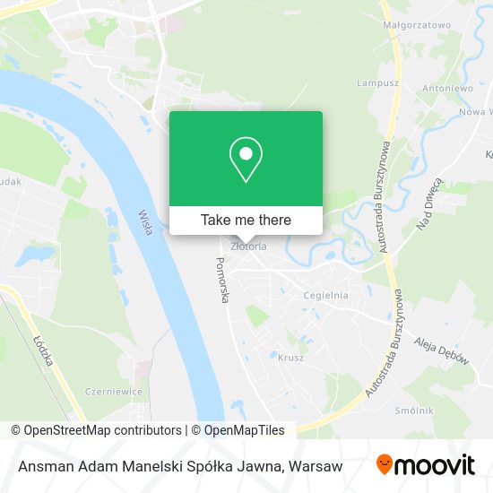 Ansman Adam Manelski Spółka Jawna map