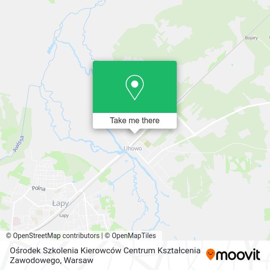 Ośrodek Szkolenia Kierowców Centrum Kształcenia Zawodowego map