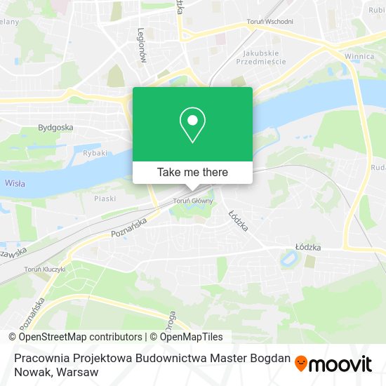 Pracownia Projektowa Budownictwa Master Bogdan Nowak map