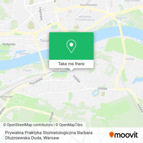 Prywatna Praktyka Stomatologiczna Barbara Dłużniewska Duda map