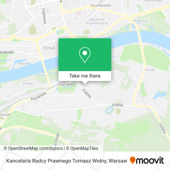 Kancelaria Radcy Prawnego Tomasz Wolny map