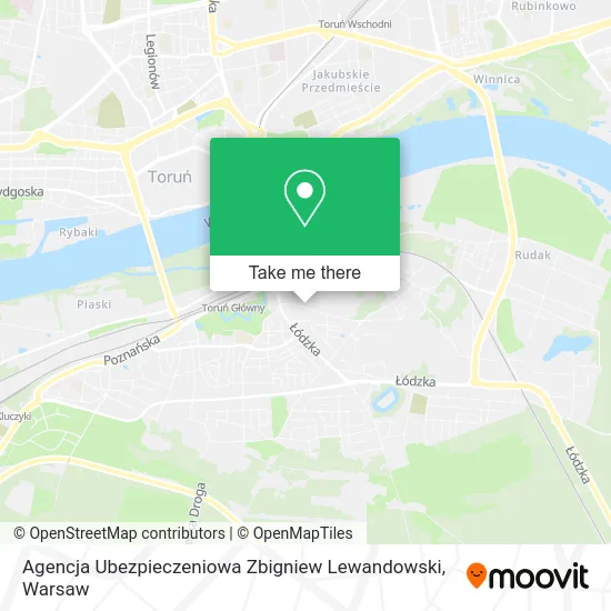 Карта Agencja Ubezpieczeniowa Zbigniew Lewandowski