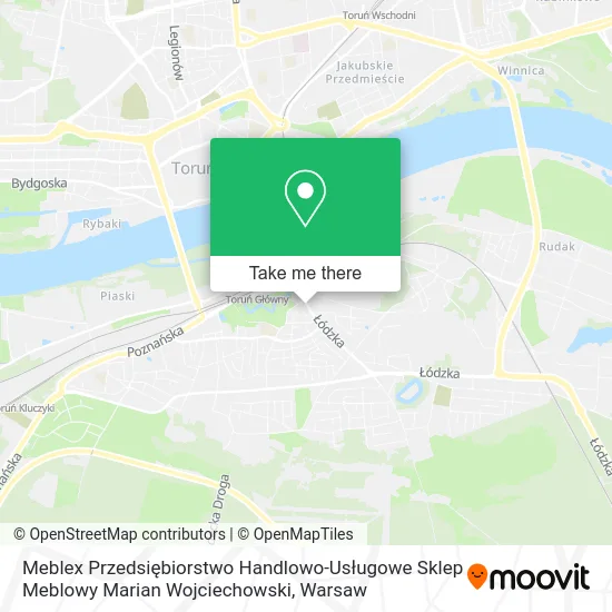 Карта Meblex Przedsiębiorstwo Handlowo-Usługowe Sklep Meblowy Marian Wojciechowski