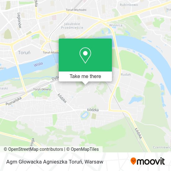 Agm Głowacka Agnieszka Toruń map