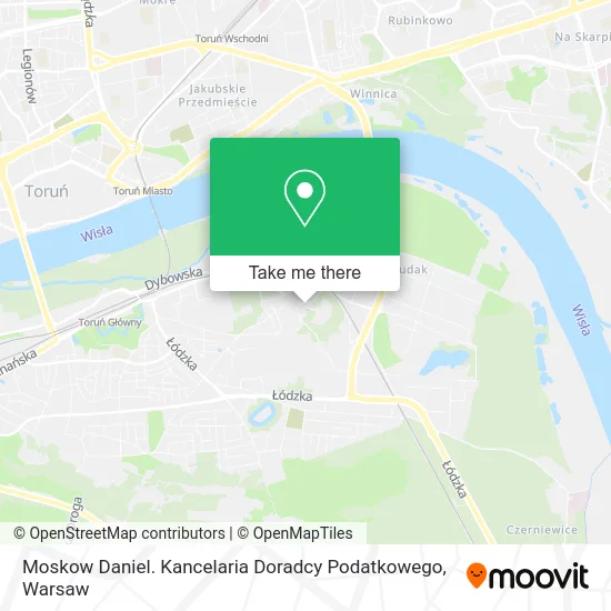Карта Moskow Daniel. Kancelaria Doradcy Podatkowego
