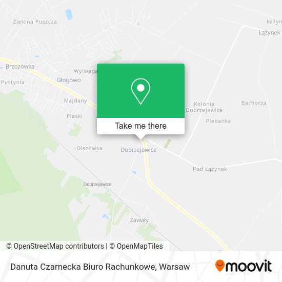 Danuta Czarnecka Biuro Rachunkowe map