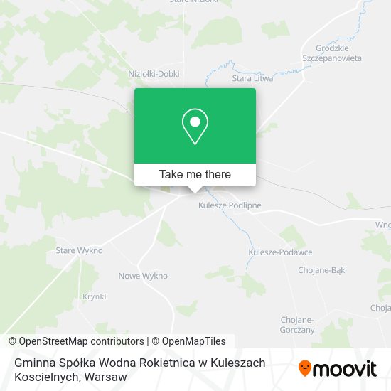 Gminna Spółka Wodna Rokietnica w Kuleszach Koscielnych map