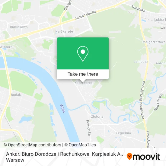 Карта Ankar. Biuro Doradcze i Rachunkowe. Karpiesiuk A.