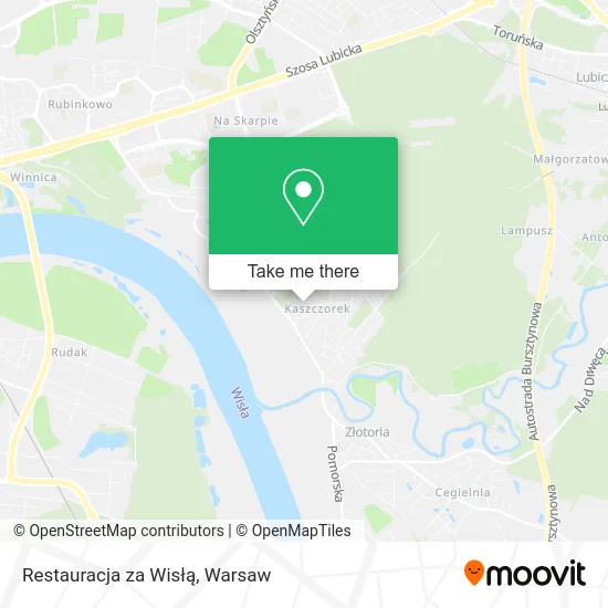 Карта Restauracja za Wisłą