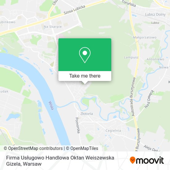 Firma Usługowo Handlowa Oktan Weiszewska Gizela map