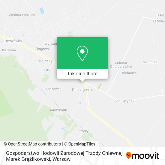 Gospodarstwo Hodowli Zarodowej Trzody Chlewnej Marek Gręźlikowski map