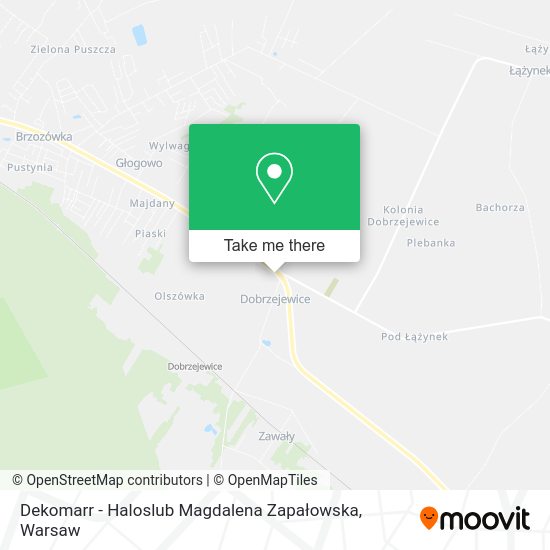 Dekomarr - Haloslub Magdalena Zapałowska map