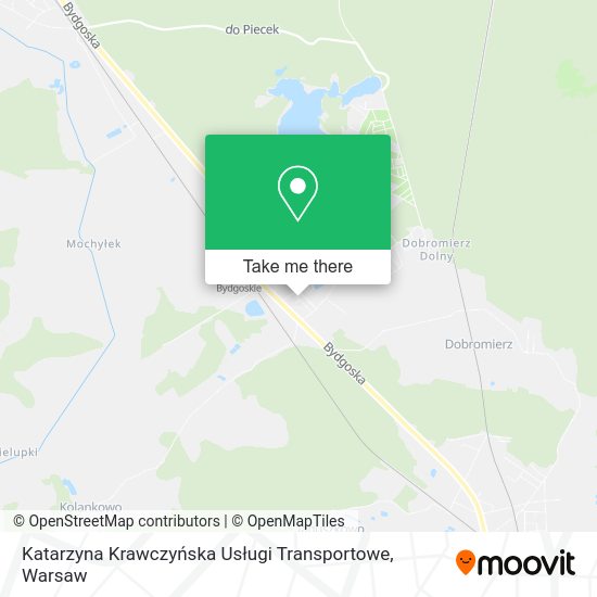 Katarzyna Krawczyńska Usługi Transportowe map