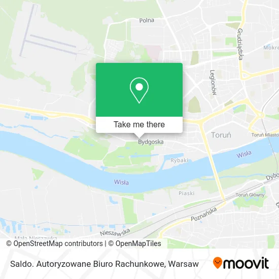 Карта Saldo. Autoryzowane Biuro Rachunkowe