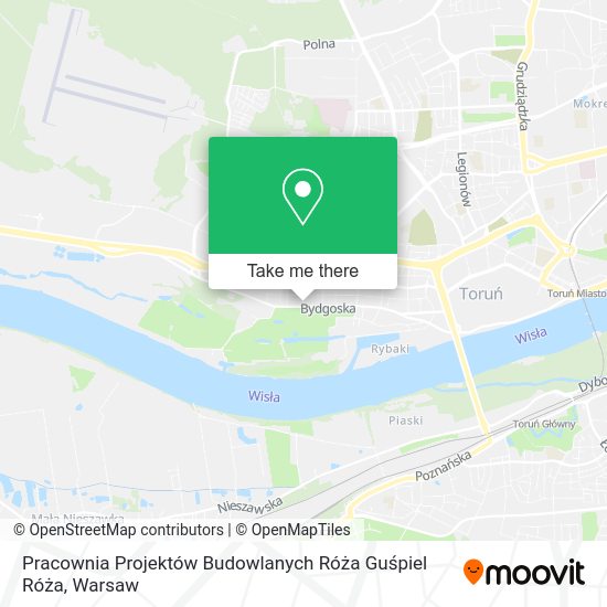 Pracownia Projektów Budowlanych Róża Guśpiel Róża map