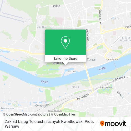 Zaklad Uslug Teletechnicznych Kwiatkowski Piotr map