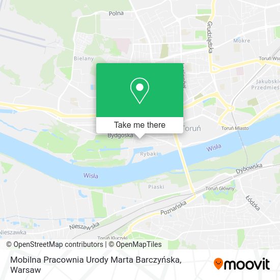 Mobilna Pracownia Urody Marta Barczyńska map