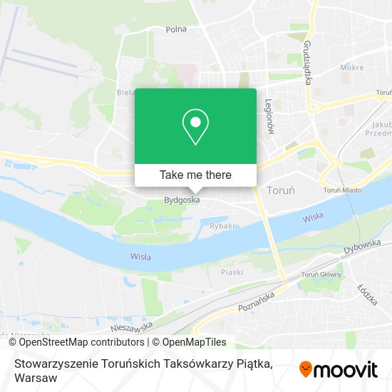 Карта Stowarzyszenie Toruńskich Taksówkarzy Piątka