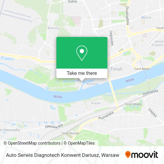 Карта Auto Serwis Diagnotech Konwent Dariusz