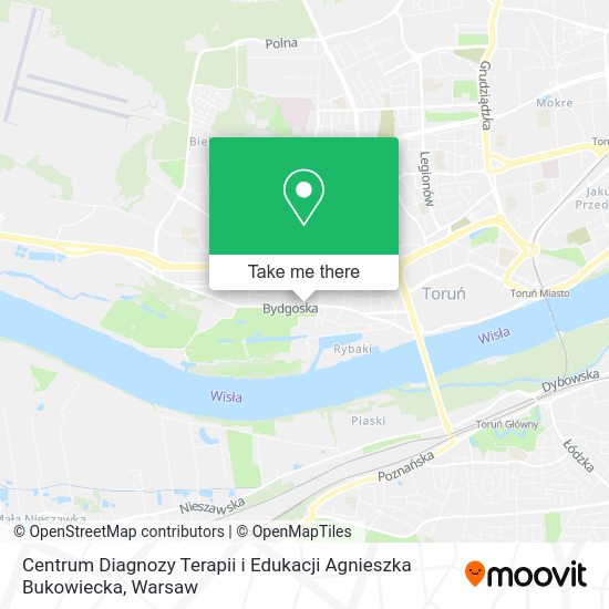 Карта Centrum Diagnozy Terapii i Edukacji Agnieszka Bukowiecka