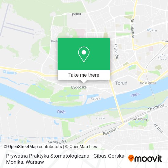 Prywatna Praktyka Stomatologiczna - Gibas-Górska Monika map