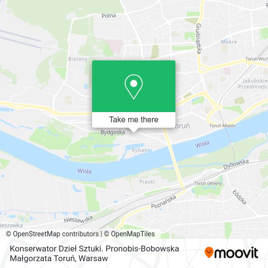 Konserwator Dzieł Sztuki. Pronobis-Bobowska Małgorzata Toruń map