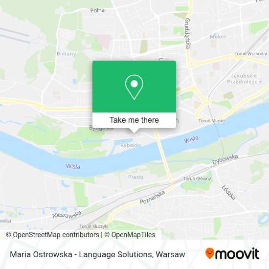 Maria Ostrowska - Language Solutions map