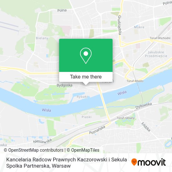 Kancelaria Radcow Prawnych Kaczorowski i Sekula Spolka Partnerska map