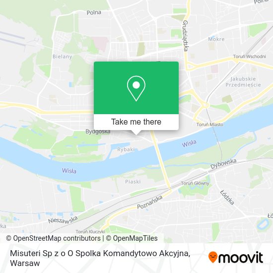 Misuteri Sp z o O Spolka Komandytowo Akcyjna map