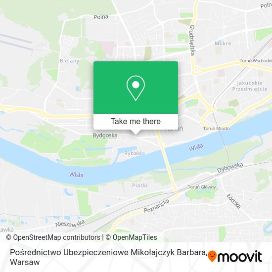 Pośrednictwo Ubezpieczeniowe Mikołajczyk Barbara map